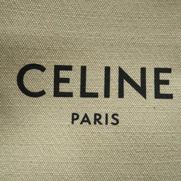 Celine Cabas Brown Canvas Satchel 982-061925 - Picture 9 of 12